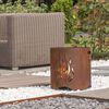 RedFire Handmade Garden Fireplace Kiruna Rust Steel