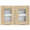 vidaXL Hanging Cabinet with Door Riga 2 pcs Sonoma Oak 60 x 31 x 40 cm