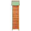 vidaXL Garden Storage Cabinet Brown 42.5x64x190 cm
