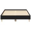 vidaXL Bed Frame Black Oak 193 x 138 x 25 cm Engineered Wood