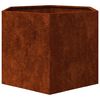 vidaXL Planter Rusty 60x60x45 cm Corten Steel