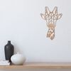 Homemania Wall Decoration Giraffe 33x50 cm Steel Copper