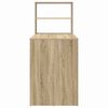 vidaXL Desk with Shelf Sonoma Oak 113 x 54 x 120 cm Engineered Wood
