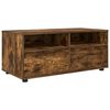 vidaXL TV Cabinet Smoked Oak 100 x 48 x 43 cm Engineered Wood