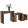 vidaXL Coffee Table 3 pcs Old Wood Engineered wood