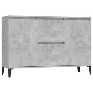 vidaXL Sideboard | Concrete grey | Engineered wood | Medium | Sideboard