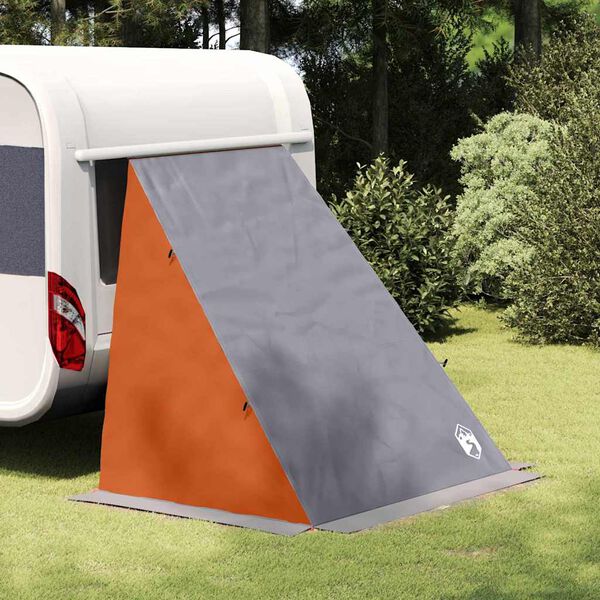 vidaXL Tailgate Tent Grey and Orange 190 x 150 x 185 cm Taffeta
