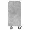 vidaXL Golf Cabinet with Wheel Plain Concrete Grey 65 x 45 x 98 cm