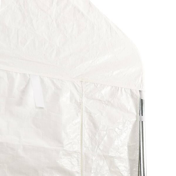 vidaXL Gazebo with Roof White 4.08x2.23x3.22 m Polyethylene