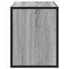 vidaXL TV Cabinet Grey Sonoma 100x31x39.5 cm Engineered Wood and Metal