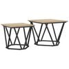 vidaXL Side Table Set 2 pcs Sonoma Oak 50 x 50 x 40 cm