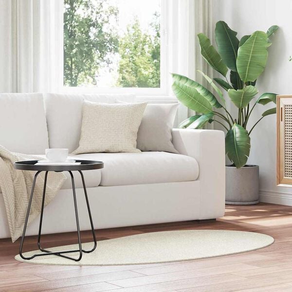 vidaXL Area Rugs HUARTE Cream 80 x 150 cm Polyester