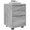 vidaXL Bedside Tables with Drawer 2 pcs Grey Sonoma 30.5 x 30 x 43 cm