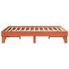 vidaXL Bed Frame without Mattress Wax Brown 140x200 cm Solid Wood Pine