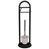 RIDDER 2-in-1 Toilet Brush Set Unique Black