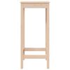vidaXL Bar Table 50x50x110 cm Solid Wood Pine