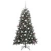 vidaXL Artificial Christmas Tree with 150 LEDs with Stand Green 150 cm