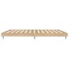 vidaXL Bed Frame without Mattress Sonoma Oak 150x200 cm King Size Engineered Wood
