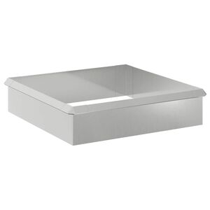 vidaXL Snail Fences 8 pcs 100 x 3.5 x 25 cm Galvanised Steel Silver