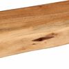 vidaXL Wall Shelves 2 pcs 80x20x3.5 cm Solid Wood Acacia