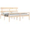 vidaXL Senior Bed without Mattress 200x200 cm Solid Wood
