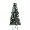 vidaXL Artificial Christmas Tree with 150 LEDs with Stand Green 150 cm