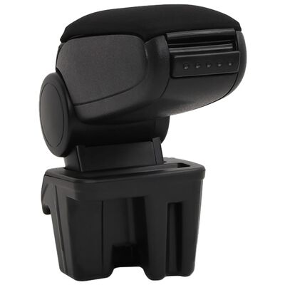 vidaXL Car Armrest Black 15x31x(28-44) cm ABS