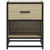vidaXL Bedside Cabinets 2 pcs Sonoma Oak 40x31x50 cm Engineered Wood