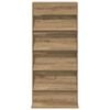 vidaXL Magazine Rack Artisan Oak 70 x 41 x 156 cm Engineered Wood