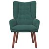 vidaXL Armchair Dark Green 63 x 67 x 94 cm Velvet