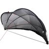 vidaXL Pool Dome Folding Manual Black 405 x 405 x 192 cm