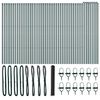 vidaXL Ground Fix Welded Wire Fence 100 x 1.2 m (W x H)