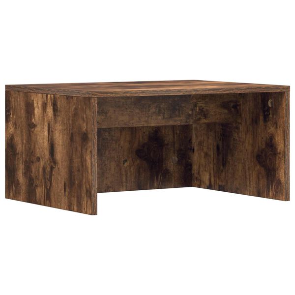 vidaXL Wall-Mounted Desk Smoked Oak 60 x 45 x 30 cm Engineered Wood