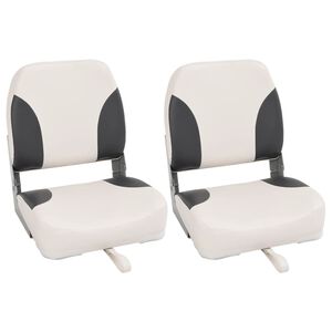 vidaXL Foldable Boat Seats 2pcs with High Back 41x36x48 cm