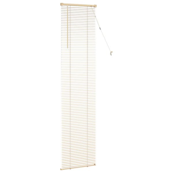 vidaXL Venetian Blind Manual Light Brown with Pattern 213 x 40 cm PVC