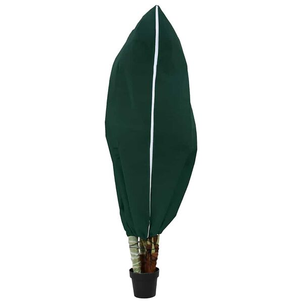 vidaXL Frost Protection Plant Fleece Covers 5 pcs Green 1.55 x 1.55 m