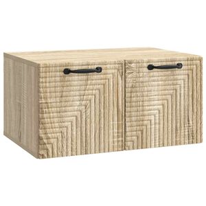 vidaXL Wall-Mounted TV Cabinet Sonoma Oak 59.5 x 41 x 30 cm