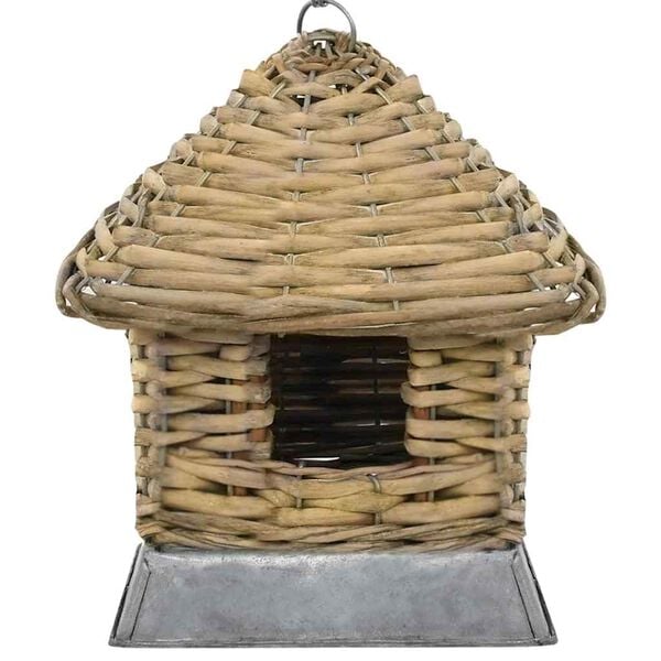 vidaXL Bird Houses 3 pcs Wicker