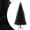vidaXL Artificial Christmas Tree with Stand Black 210 cm PVC