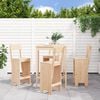 vidaXL 5 Piece Garden Bar Set Solid Wood Pine