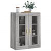 vidaXL Wall Mounted Cabinet Grey Sonoma 69.5x34x90 cm