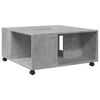 vidaXL Coffee Table Concrete Grey 80x80x40 cm Engineered Wood