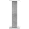 vidaXL Plant Stands 2 pcs Concrete Grey 30x30x80 cm Engineered Wood