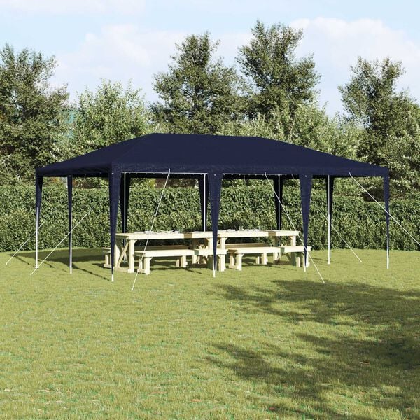 vidaXL Party Tent Blue and White 600 x 400 x 266 cm