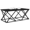 vidaXL Coffee Table Black Oak 100 x 49 x 40 cm Engineered Wood