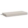 vidaXL Bench Cushion SOEST 100% Polyester White 60 x 40 x 8 cm