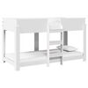 vidaXL Bunk Bed for Kids White 90 x 200 cm Engineered Wood