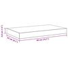 vidaXL Floating Wall Shelf White 40x23x3.8 cm MDF