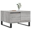 vidaXL Coffee Table Grey Sonoma 55x55x36.5 cm Engineered Wood