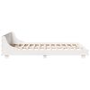 vidaXL Bed Frame without Mattress White 140x200 cm Solid Wood Pine